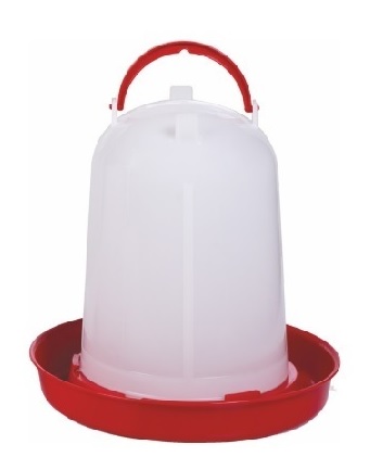 BEBEDERO ECO AVES 8 L ROJO  30663