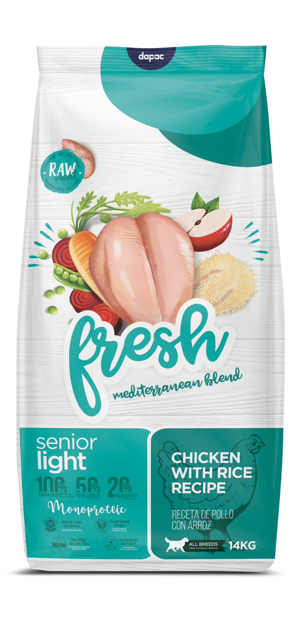 FRESH ADULT SENIOR LIGHT 14 KG "PVP 42,90" (no usar)