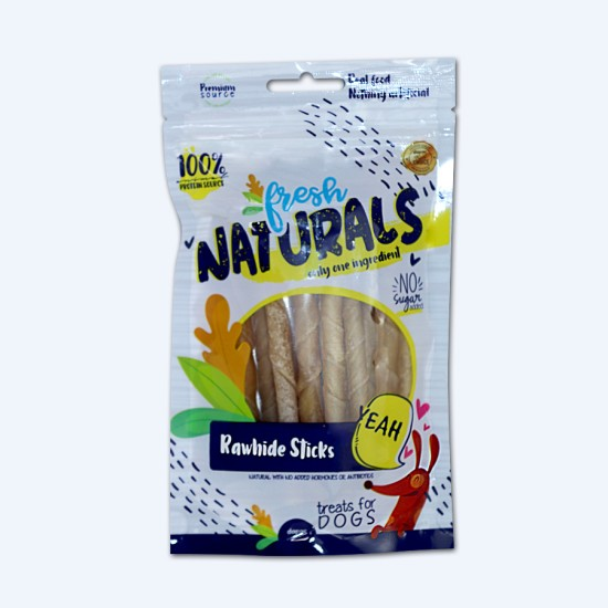 FRESH NATURALS PALITOS PIEL VACUNO  20CM