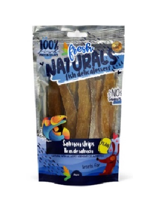 FRESH NATURALS TIRAS SALMON 100 GR (SALMON STRIPS) (10) FN41