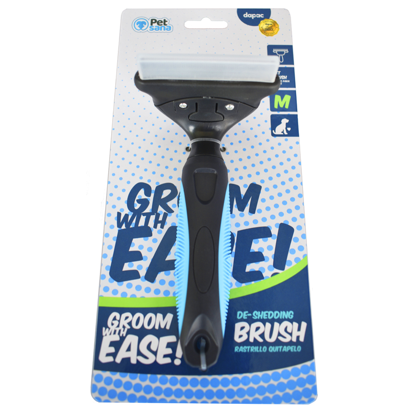 RASTRILLO QUITAPELO TALLA M 8X15,5 CM PET SANA (12) PETS6003M