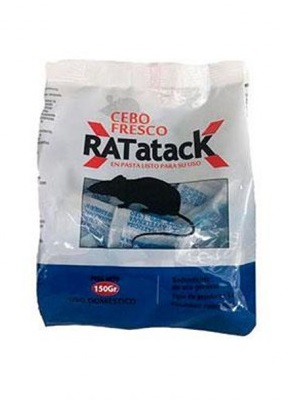 RATATACK CEBO FRESCO AZUL 150 GR (12) (10+2)