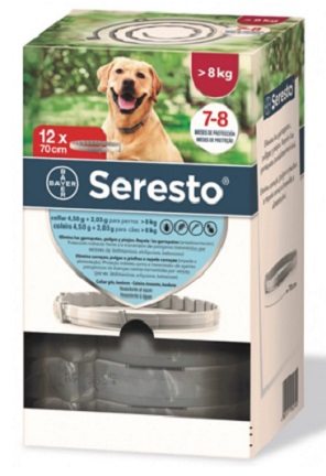 SERESTO COLLAR PERRO +8 "CLINICO" X1