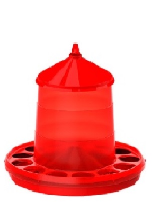 TOLVA PLASTICO 12 KG. AVES ROJO  30597