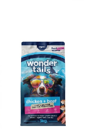 WONDER TAILS DOGS 3 KG "PVP 9,90"