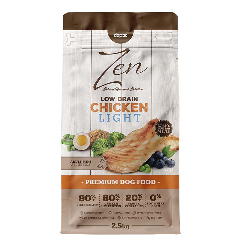 ZEN LOW GRAIN MINI ADULT LIGHT-STERELISED 2,5 KG "19,90"
